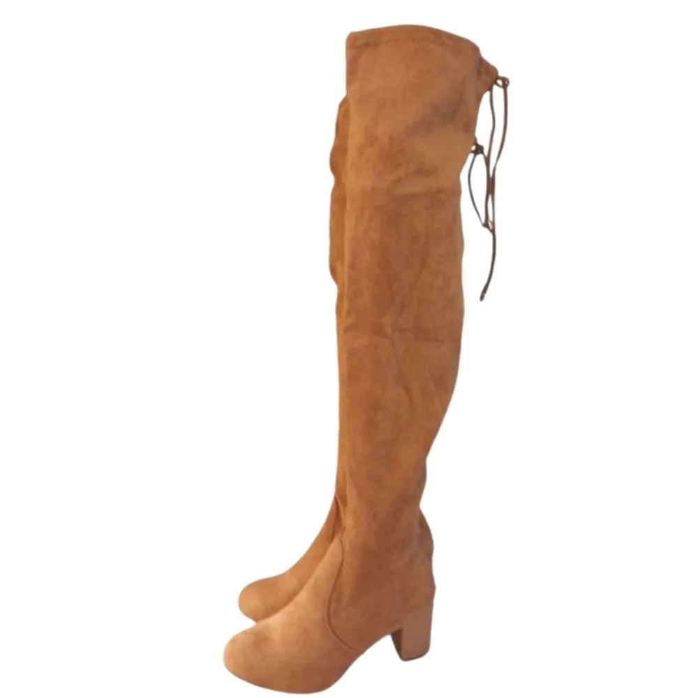 NEW Vespose Suede Over The Knee Boots Thigh High's Women's size 8